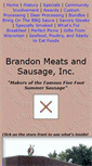 Mobile Screenshot of brandonmeats.com